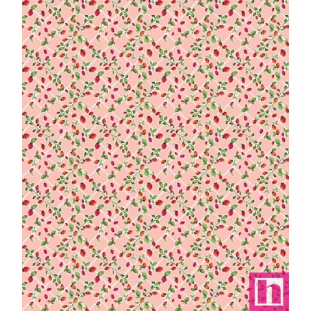 P133-15331-01 PATCH. AMERICANO PEACHES&CREAM (06) 110 CM. ALGODON 100% ROSA Venta en piezas de 6.90 M