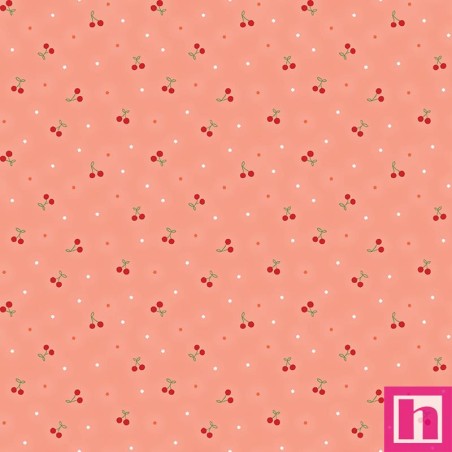 P133-15332-22 PATCH. AMERICANO PEACHES&CREAM (09) 110 CM. ALGODON 100% ROSA Venta en piezas de 6.90 M