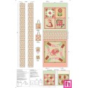 P133-15333D-99 PATCH. AMERICANO PEACHES&CREAM (14) PANEL 140X90 CM. ALGODON 100% MULTI Venta en piezas de 6.90 M