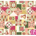 P133-15334-99 PATCH. AMERICANO PEACHES&CREAM (10) 110 CM. ALGODON 100% MULTI Venta en piezas de 6.90 M