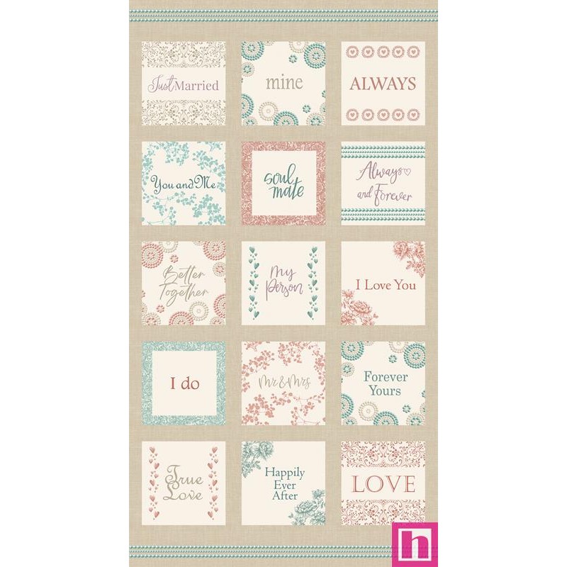P133-16924P-70 PATCH. AMERICANO ALWAYS (01) PANEL 110X60 CM. ALGODON 100% BEIGE Venta en piezas de 6.90 M