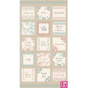 P133-16924P-70 PATCH. AMERICANO ALWAYS (01) PANEL 110X60 CM. ALGODON 100% BEIGE Venta en piezas de 6.90 M