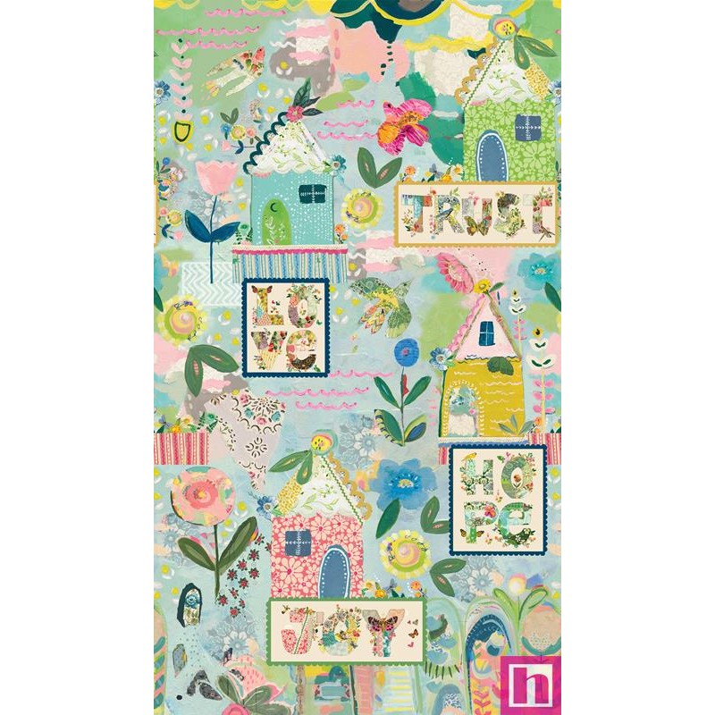 P133-16970-99 PATCH. AMERICANO HOPE (01) PANEL 110X90 CM. ALGODON 100% MULTI Venta en piezas de 6.90 M
