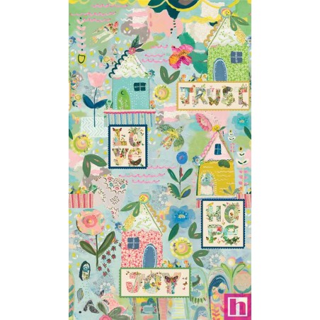 P133-16970-99 PATCH. AMERICANO HOPE (01) PANEL 110X90 CM. ALGODON 100% MULTI Venta en piezas de 6.90 M