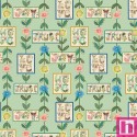 P133-16973-43 PATCH. AMERICANO HOPE (09) 110 CM. ALGODON 100% MENTA Venta en piezas de 6.90 M