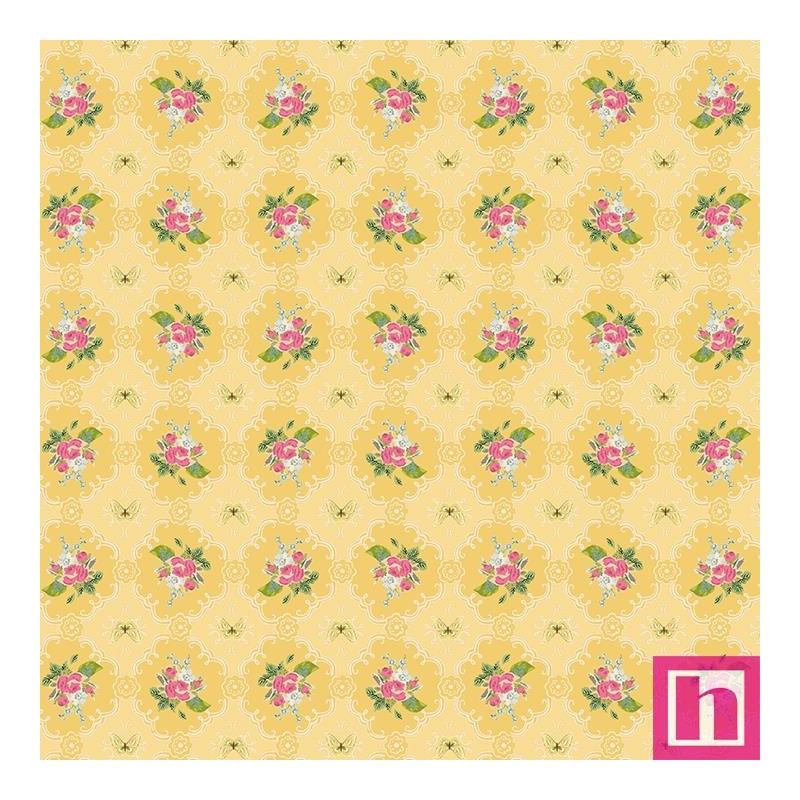 P133-16974-33 PATCH. AMERICANO HOPE (03) 110 CM. ALGODON 100% AMARILLO Venta en piezas de 6.90 M