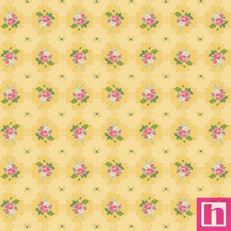 P133-16974-33 PATCH. AMERICANO HOPE (03) 110 CM. ALGODON 100% AMARILLO Venta en piezas de 6.90 M