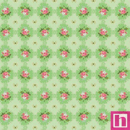 P133-16974-41 PATCH. AMERICANO HOPE (11) 110 CM. ALGODON 100% MENTA Venta en piezas de 6.90 M