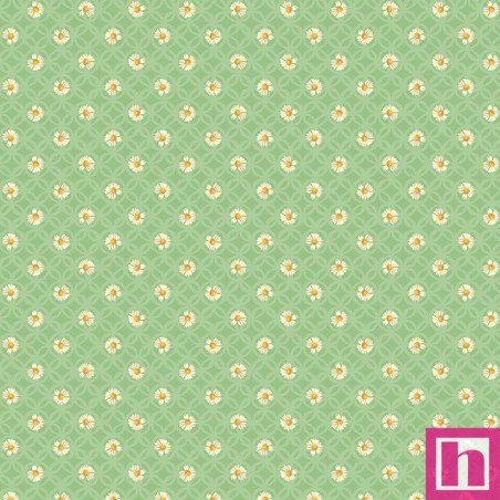 P133-16975-42 PATCH. AMERICANO HOPE (12) 110 CM. ALGODON 100% VERDE Venta en piezas de 6.90 M