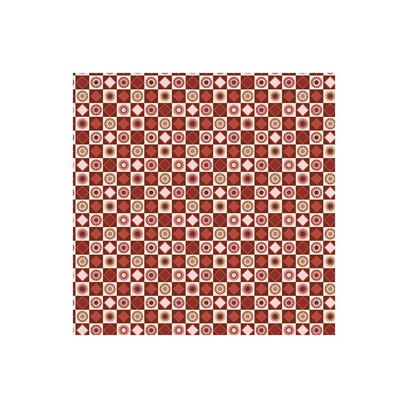 P133-17211-10 PATCH. AMERICANO BLUE MILL (17) 110 CM. ALGODON 100% ROJO Venta en piezas de 6.80 M