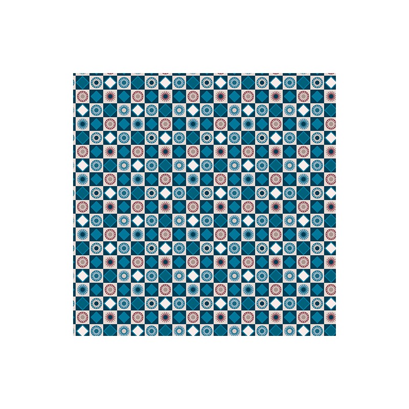 P133-17211-50 PATCH. AMERICANO BLUE MILL (10) 110 CM. ALGODON 100% AZUL Venta en piezas de 6.80 M