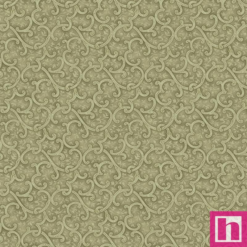 P133-17281-43 PATCH. AMERICANO WINSOME (11) 110 CM. ALGODON 100% VERDE Venta en piezas de 6.90 M