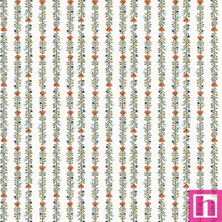 P133-18006-70 PATCH. AMERICANO EMMA´S FARMHOUSE (15) 110 CM. ALGODON 100% CREMA Venta en piezas de 6.90 M