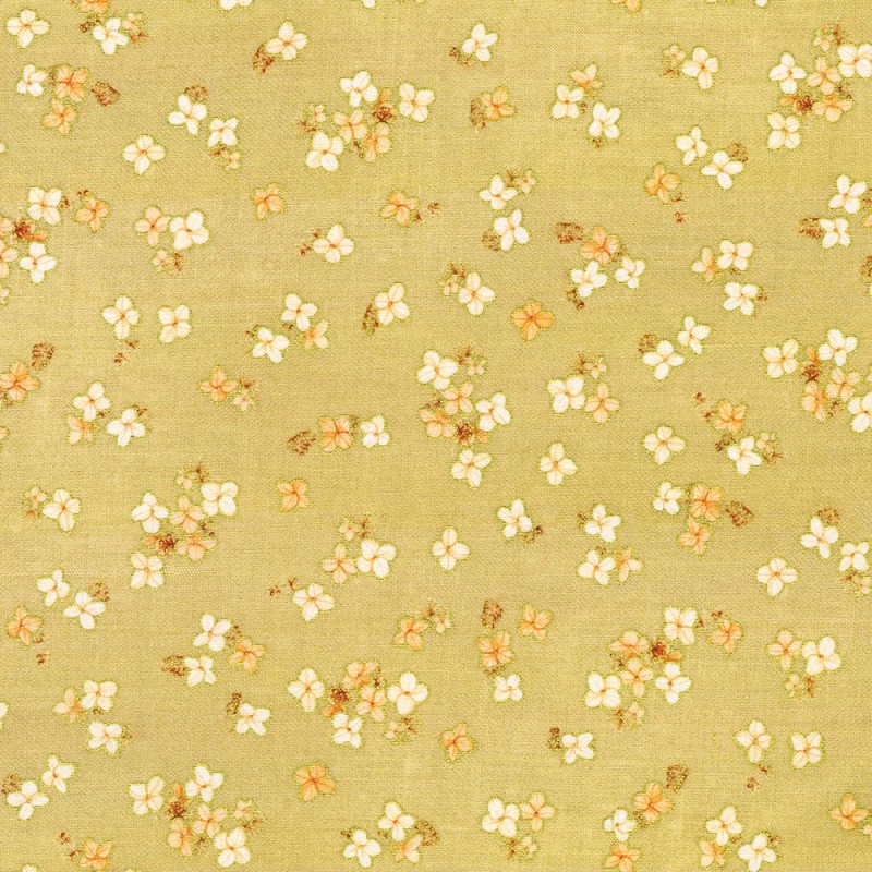 P135-AWHDM-23921-161 PATCH. AMERICANO HELLO FALL (02) 110 CM. ALGODON 100% DORADO Venta en piezas de 7.00 M