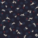 P135-SB-88218D2-5 PATCH. AMERICANO KASURI SEVENBERRY (23) 110 CM. ALGODON 100% INDIGO Venta en piezas de 7.00 M