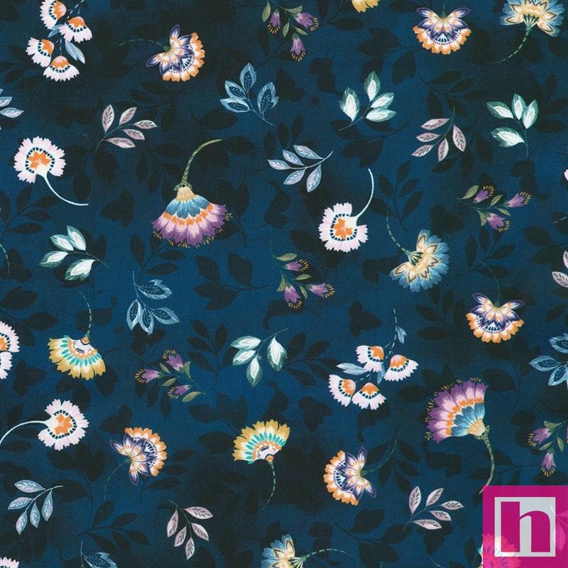 P135-SRKD-23494-62 PATCH. AMERICANO BAROQUE BLOOM (12) 110 CM. ALGODON 100% MARINO Venta en piezas de 7.00 M