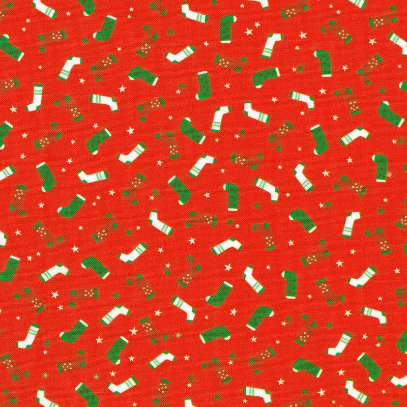 P135-SRKD-23908-105 PATCH. AMERICANO TINY TIDINGS (11) 110 CM. ALGODON 100% ROJO Venta en piezas de 7.00 M