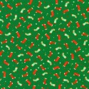 P135-SRKD-23908-240 PATCH. AMERICANO TINY TIDINGS (07) 110 CM. ALGODON 100% VERDE Venta en piezas de 7.00 M
