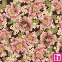 P135-SRKDM-23505-24 PATCH. AMERICANO IMPERIAL COLLECTION - GRACEFUL GRANES (21) 110 CM. ALGODON 100% ROSA/METALLIC Venta en piez