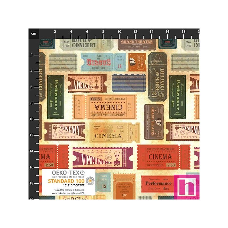P137-4504-046 PATCH.AMERICANO CLASSICALLY YOURS (04) 110 CM. ALGODON 100% MULTI Venta en piezas de 6.00 M