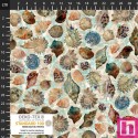 P137-4504-124 PATCH.AMERICANO WATER LUPINE (07) 110 CM. ALGODON 100% BLANCO/MULTI Venta en piezas de 6.00 M