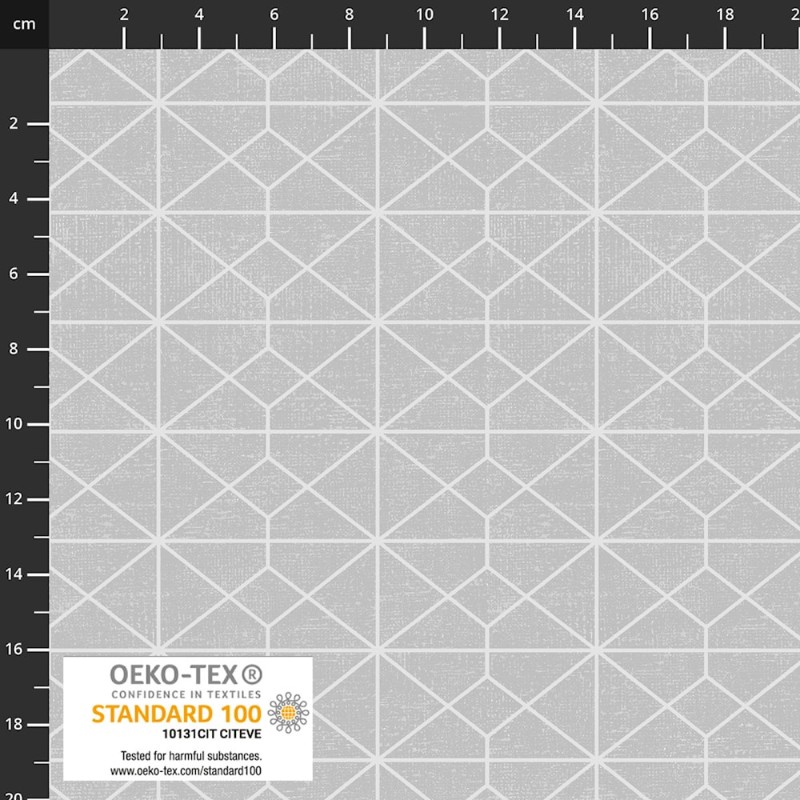 P137-4504-281 PATCH.AMERICANO RAINBOW-LINE (18) 110 CM. ALGODON 100% GRIS Venta en piezas de 6.00 M