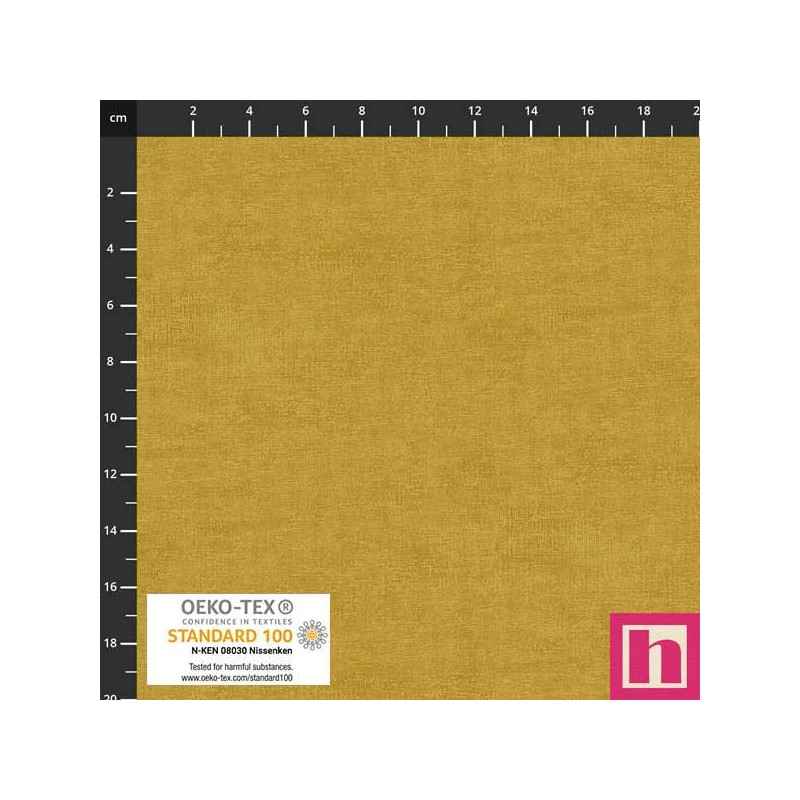 P137-4509-207 PATCH.AMERICANO MELANGE 2026 (133) 110 CM. ALGODON 100% MOSTAZA Venta en piezas de 6.00 M