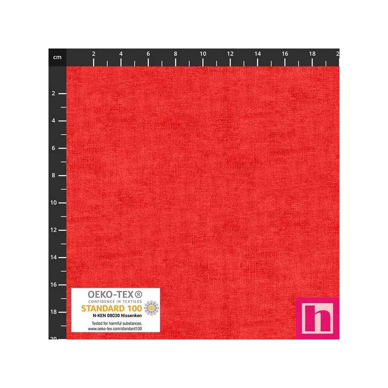 P137-4509-407 PATCH.AMERICANO MELANGE 2026 (049) 110 CM. ALGODON 100% TOMATE Venta en piezas de 6.00 M