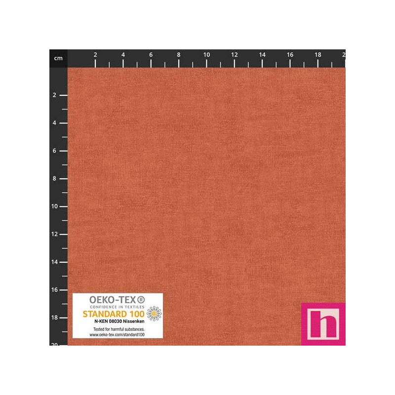 P137-4509-414 PATCH.AMERICANO MELANGE 2026 (036) 110 CM. ALGODON 100% PAPAYA Venta en piezas de 6.00 M