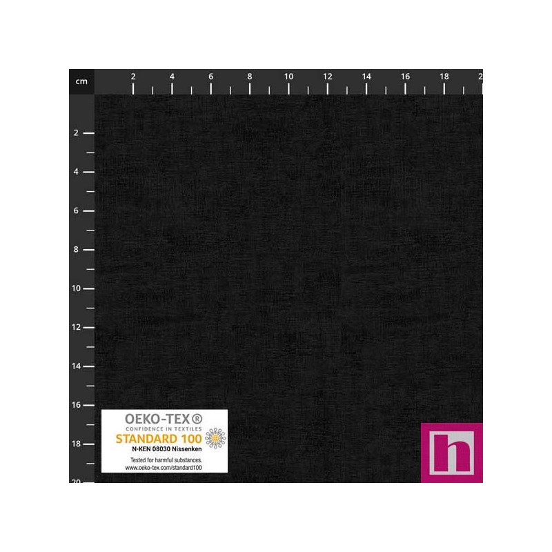 P137-4509-908 PATCH.AMERICANO MELANGE 2026 (007) 110 CM. ALGODON 100% NEGRO Venta en piezas de 6.00 M