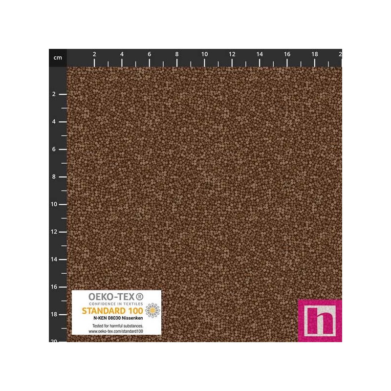P137-4511-152 PATCH.AMERICANO BRIGHTON (63) 110 CM. ALGODON 100% CAFE Venta en piezas de 6.00 M