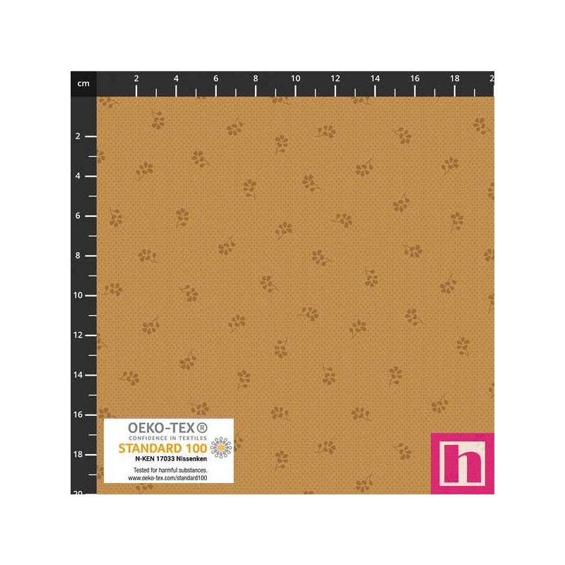 P137-4514-222 PATCH.AMERICANO TINY DELIGHT (15) 110 CM. ALGODON 100% CAMEL Venta en piezas de 6.00 M