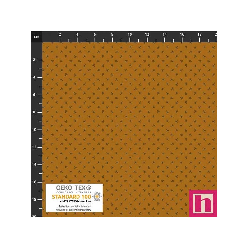 P137-4514-230 PATCH.AMERICANO TINY DELIGHT (13) 110 CM. ALGODON 100% MIEL Venta en piezas de 6.00 M