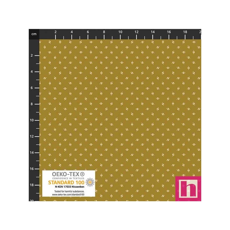 P137-4514-247 PATCH.AMERICANO TINY DELIGHT (26) 110 CM. ALGODON 100% KAKI Venta en piezas de 6.00 M