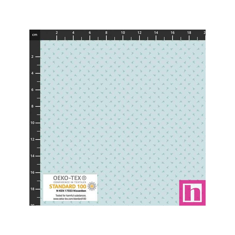 P137-4514-260 PATCH.AMERICANO TINY DELIGHT (49) 110 CM. ALGODON 100% CIELO Venta en piezas de 6.00 M