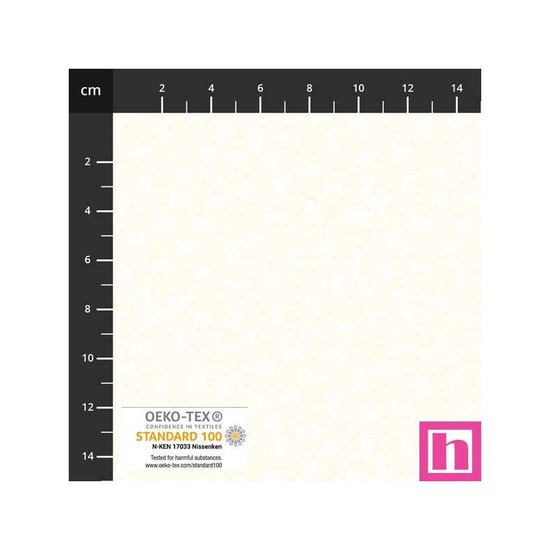 P137-4517-010 PATCH.AMERICANO NEUTRAL NOTES (18) 110 CM. ALGODON 100% MARFIL Venta en piezas de 6.00 M
