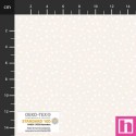 P137-4517-020 PATCH.AMERICANO NEUTRAL NOTES (39) 110 CM. ALGODON 100% NATURAL Venta en piezas de 6.00 M