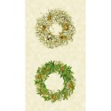 P137-SRKM-23698-84 PATCH. AMERICANO HOLIDAY FLOURISH - FOREST GLEN (34) PANEL 60X110 CM. ALGODON 100% CREMA/DOR METALL Venta en