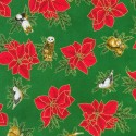 P137-SRKM-23702-274 PATCH. AMERICANO HOLIDAY FLOURISH - FOREST GLEN (18) 110 CM. ALGODON 100% PINO/DORADO METALLIC Venta en piez