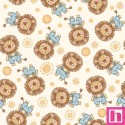 P140-1713-44 PATCH. AMERICANO BOHO BUDDIES (15) 110 CM. ALGODON 100% CREMA Venta en piezas de 6.80 M