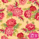 P17-MAS10010-S PATCH. AMERICANO SWEET BEGINNINGS (03) 110 CM. ALGODON 100% VAINILLA/ROJO Venta en piezas de 7.00 M