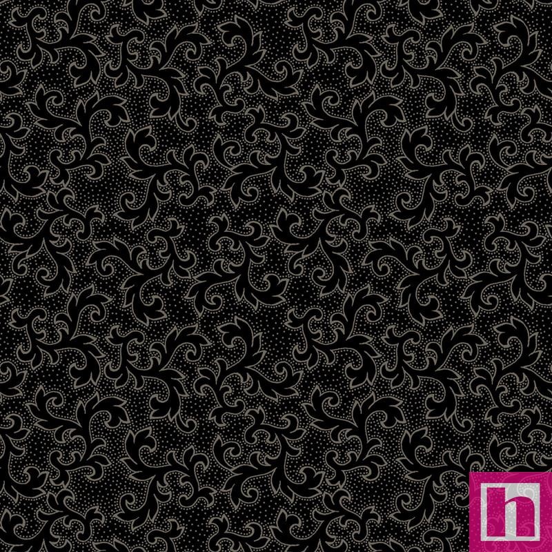 P17-MAS11204-J PATCH. AMERICANO NOTTINGHAM (14) 110 CM. ALGODON 100% NEGRO Venta en piezas de 6.90 M