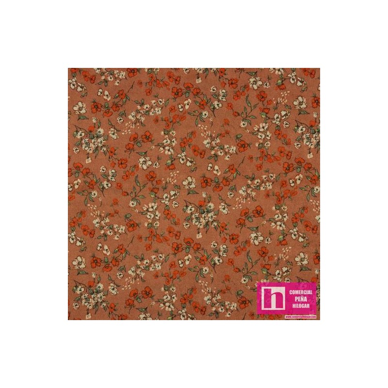 P94-02010-002 ANTELINA ESTAMPADA ANDRIES (01) 150 CM. 280 GR/M2. POLIESTER 92%-EA 8% TEJA Venta en piezas de 5.00 M