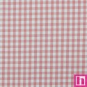 P94-3087-46 TEJIDO NORA (07) VICHY 10 MM. 1.45 M. - 110 GR/M2- ALGODON 100% MAQUILLAJE Venta en piezas de 5.00 M