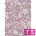 PCS49-4067-002 PATCH. AMERICANO MOONRISE (08) 110 CM. ALGODON 100% LILA/NATURAL Venta en piezas de 7.32 M