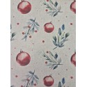 68174 LONETA ESTAMPADA ANTIMANCHAS XMAS (03) 1.60 M. POLIESTER 100% CRUDO/GRIS Venta en piezas de 10.00 M