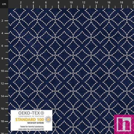P137-4504-369 PATCH.AMERICANO CHIYO (03) 110 CM. ALGODON 100% MARINO Venta en piezas de 6.00 M