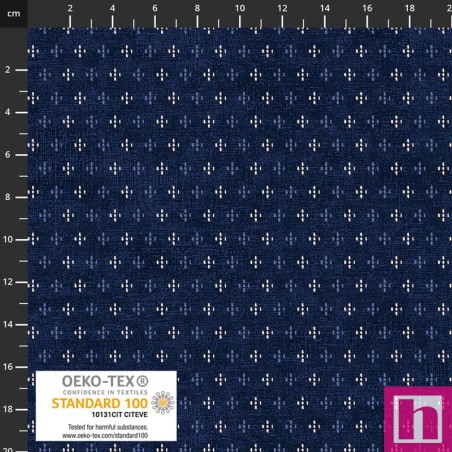 P137-4504-371 PATCH.AMERICANO CHIYO (02) 110 CM. ALGODON 100% MARINO Venta en piezas de 6.00 M
