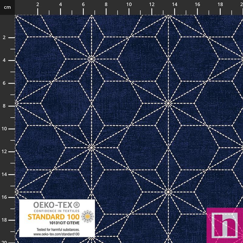 P137-4504-373 PATCH.AMERICANO CHIYO (05) 110 CM. ALGODON 100% MARINO Venta en piezas de 6.00 M