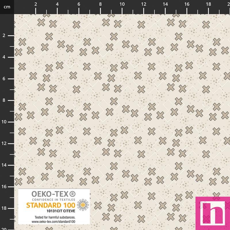 P137-4514-666 PATCH.AMERICANO BUZZ&BLOSSOM (07) 110 CM. ALGODON 100% TOPO Venta en piezas de 6.00 M